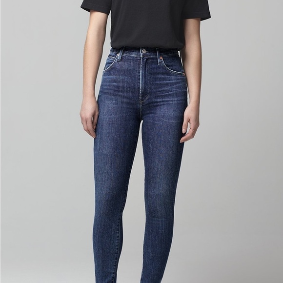 Citizens Of Humanity Blue Skinny Jeans - Picture 1 of 5